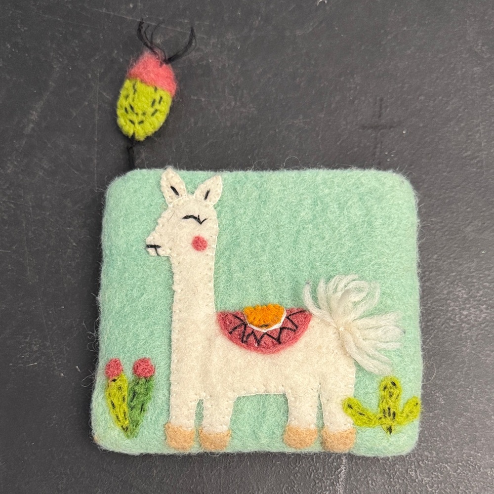 5/$25 Alpaca Wool Coin Pouch Colorful Made in Nepal NWOT